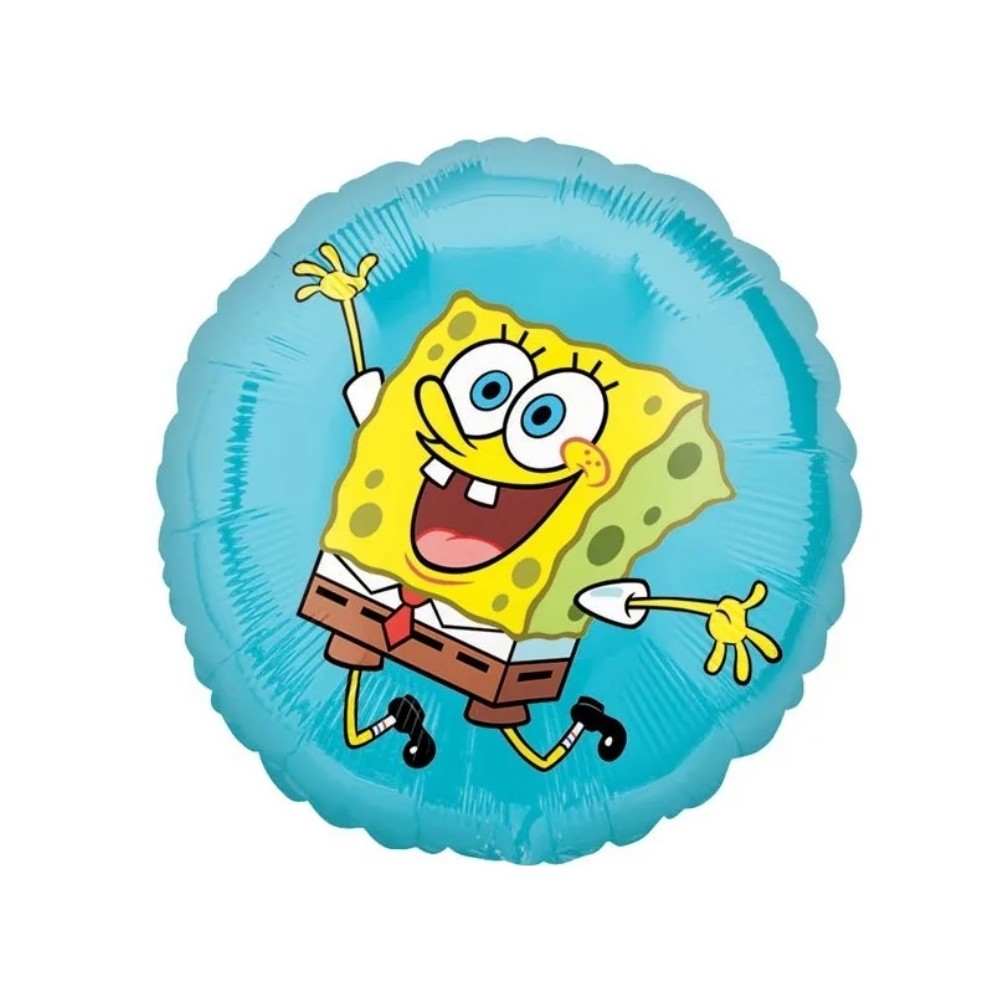 Mylar 18'' Spongebob fondo azzurro