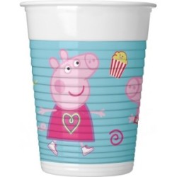 Peppa Pig Bicchieri in plastica 8 Pz.