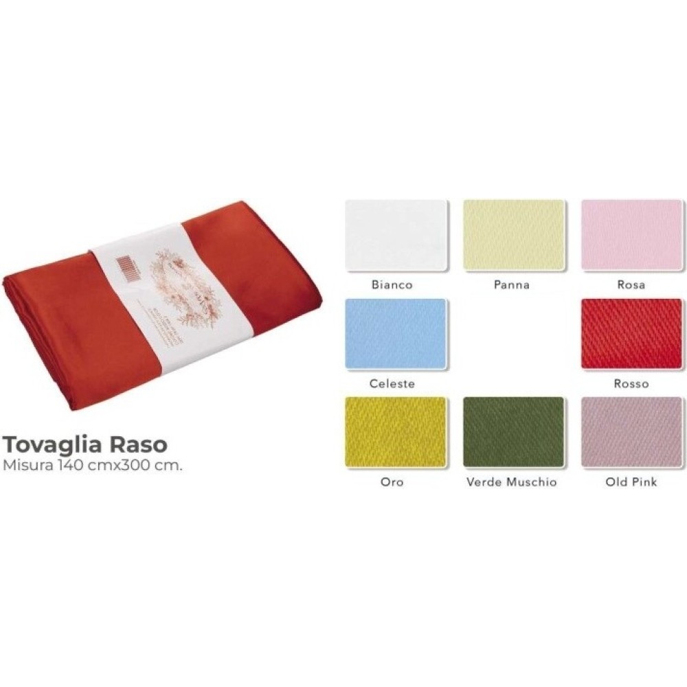 Tovaglia in Raso 140x300 cm Vari Colori | Graziano