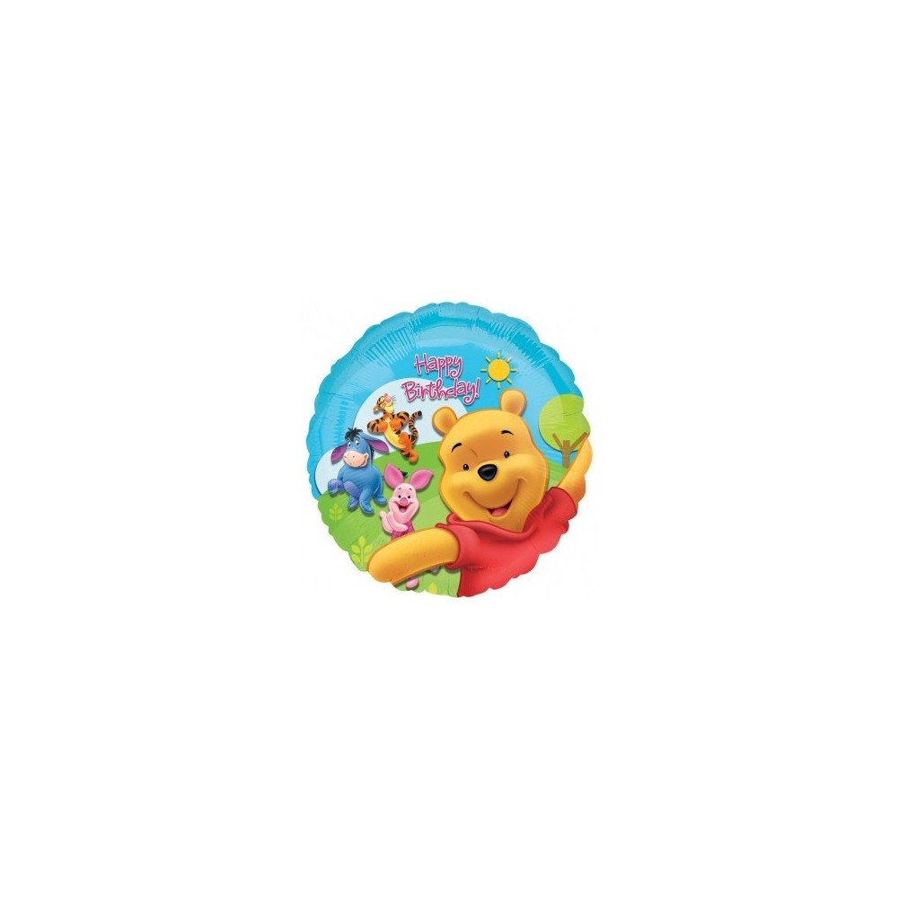 Mylar 18'' Winnie the Pooh Buon Compleanno