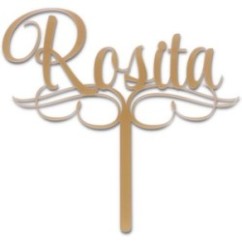 Cake Topper Nome personalizzato | Graziano Sas