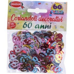 Coriandoli Decorativi 60 anni Graziano