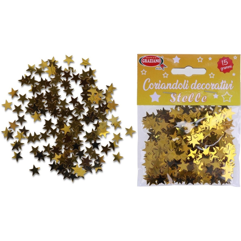 Coriandoli Decorativi Stelle 15g Graziano