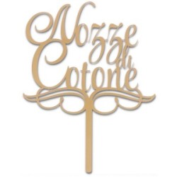 Cake Topper Nomi personalizzati