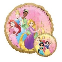 Mylar 18'' Principesse Disney Bordo Oro