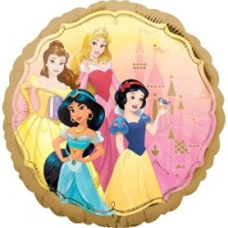 Mylar 18'' Principesse Disney Bordo Oro