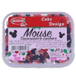 Decorazioni in zucchero Mouse 40g