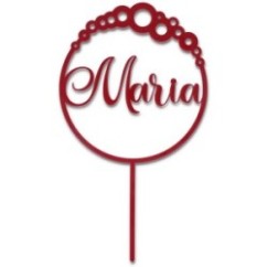 Cake Topper Cerchio personalizzato | Graziano Sas
