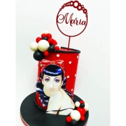 Cake Topper Cerchio personalizzato