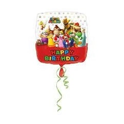 Mylar 18'' Super Mario Happy Birthday | Graziano Sas