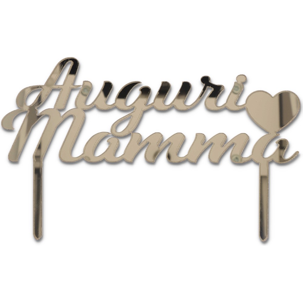 Cake Topper Auguri Mamma | Graziano Sas