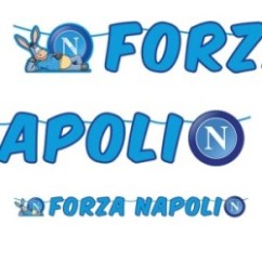 Festone Forza Napoli 6 m Striscione Compleanno SSC | Graziano