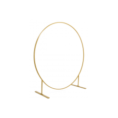 Struttura cerchio backdrop oro | Graziano Sas