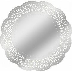 Carta smaltata ARGENTO 33dm 5pz | Graziano Sas