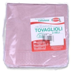 Tovaglioli Carta Colorati Biodegradabili 25x25 cm 50 Pz | Graziano
