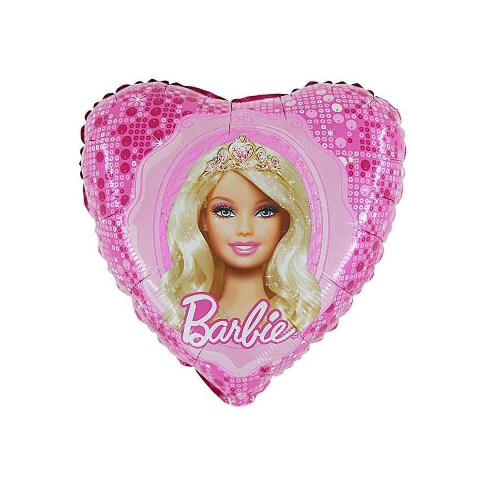 Mylar Cuore Barbie