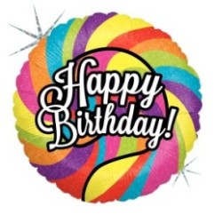 Lollipop Happy Birthday Palloncino Mylar | Graziano Sas
