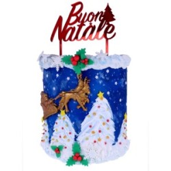 Cake Topper Buon Natale