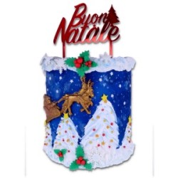 Cake Topper Buon Natale