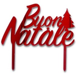 Cake Topper Buon Natale