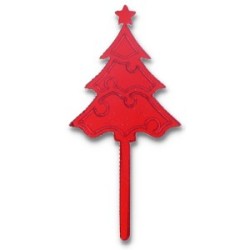 Mini Cake Topper Natale 6pz