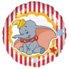 Palloncino Mylar Rotondo Dumbo Disney – 17'' (42 cm) | Graziano Sas