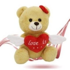 Orsetto Peluche Love is 25 cm | Graziano Sas