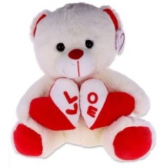 Orsetto Peluche Con Doppio Cuore 35 cm | Graziano Sas