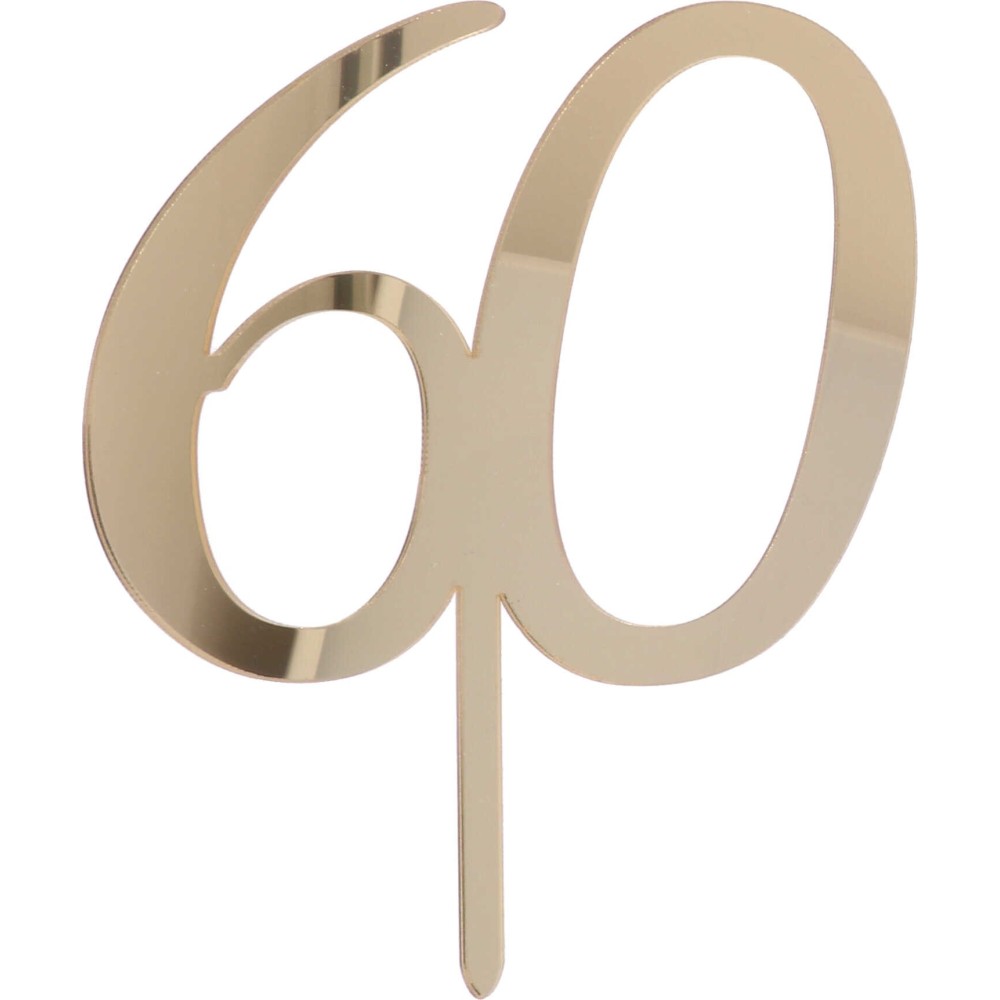 Cake Topper 60 oro