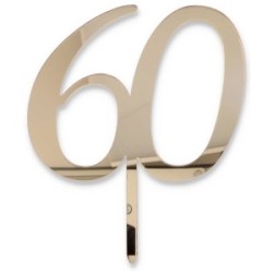 Cake Topper 60 oro