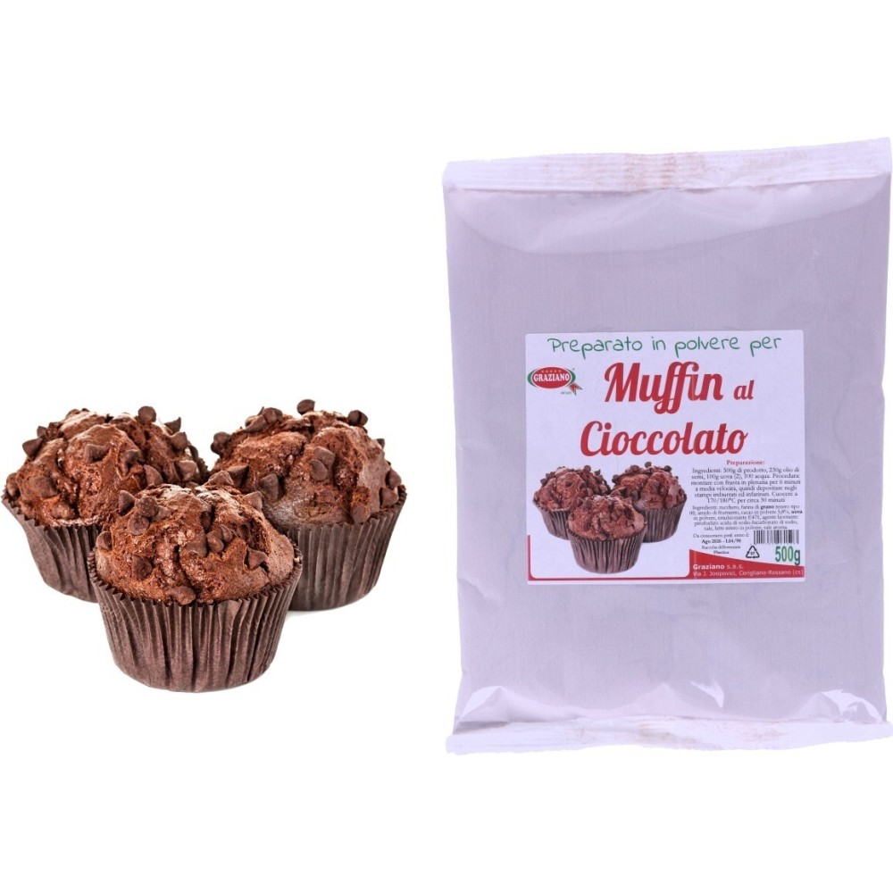 Preparato per Muffin al cioccolato 500 g | Graziano Sas