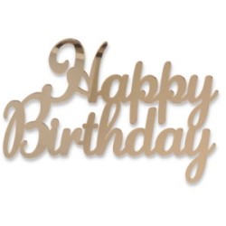 Side Topper Happy Birthday | Graziano Sas