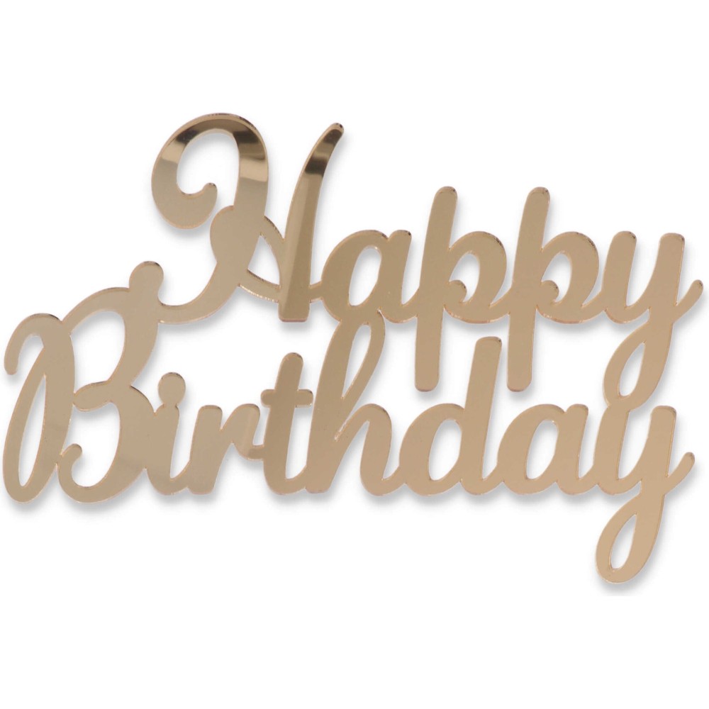 Side Topper Happy Birthday | Graziano Sas