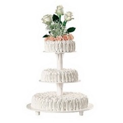 Alzata per Torte a 3 piani plastica | Graziano Sas