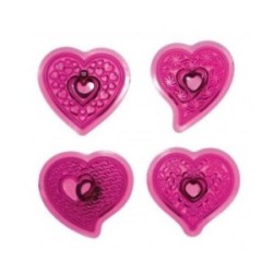 Formine per Cupcake Cuore Pz.4