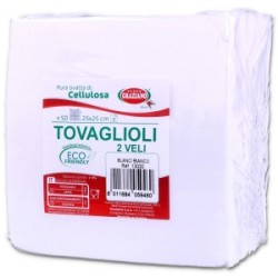 tovaglioli 25x25 Graziano colore bianco