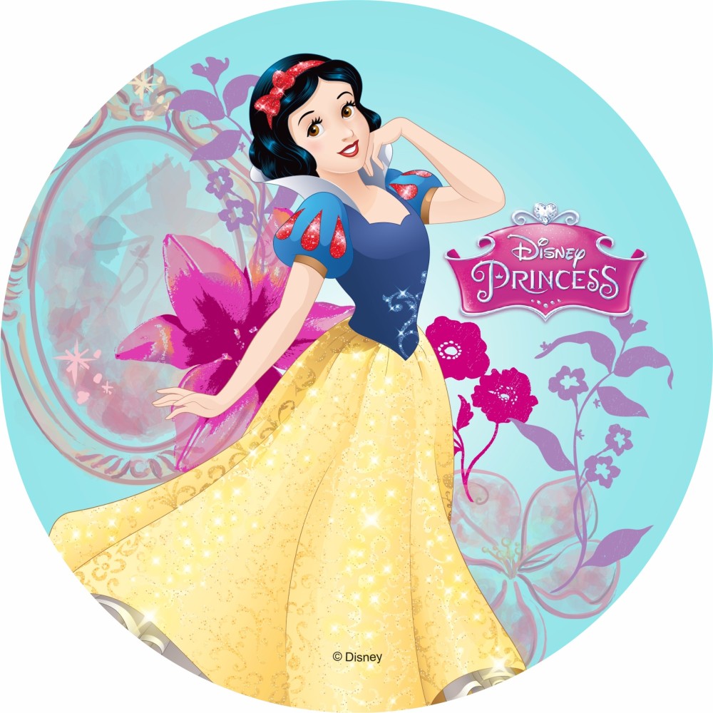 Biancaneve disney cialda per torta