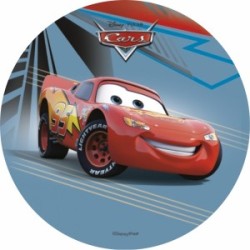 Cialda Cars disney per torta di compleano