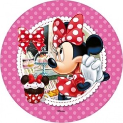 Cialda Minnie disney per torta di compleanno