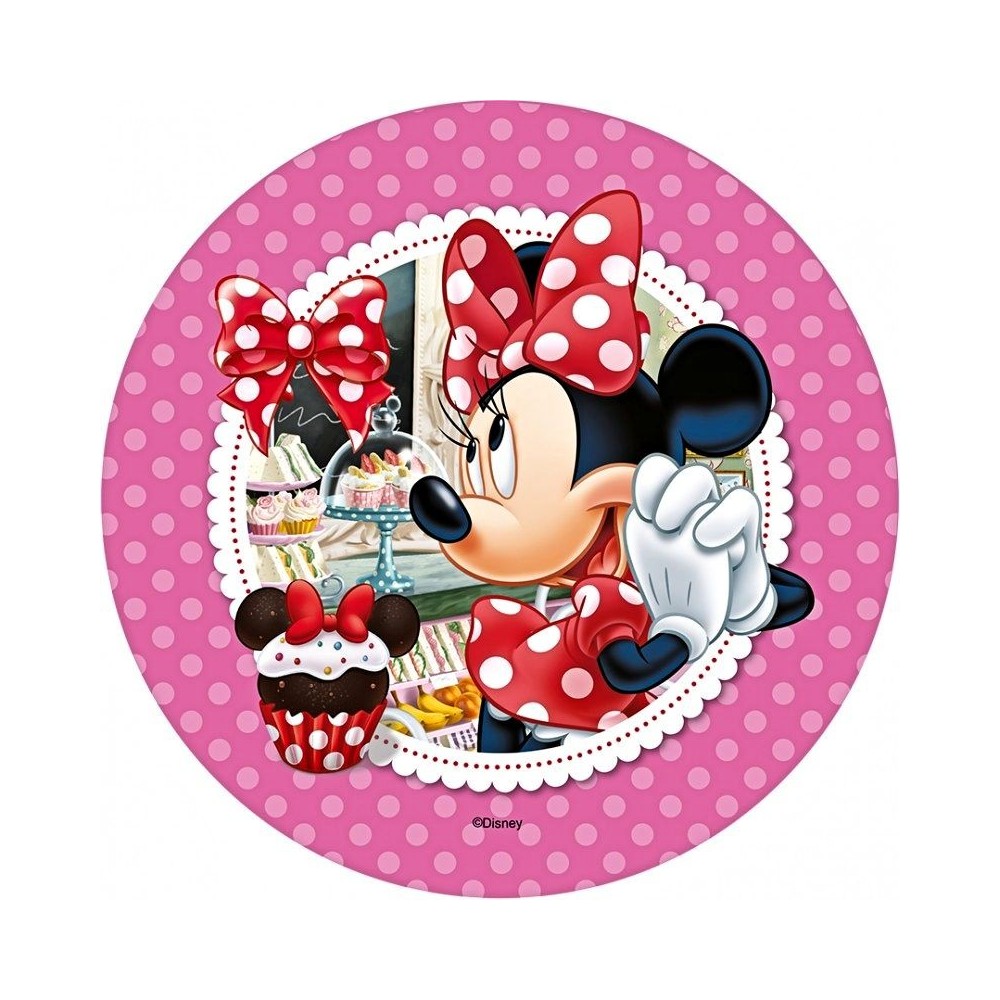 Cialda Minnie disney per torta di compleanno