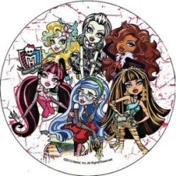 monster high cialda torta