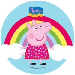 Peppa pig cialda torta compleanno