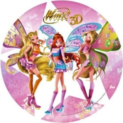 winx cialda per  torta di compleanno