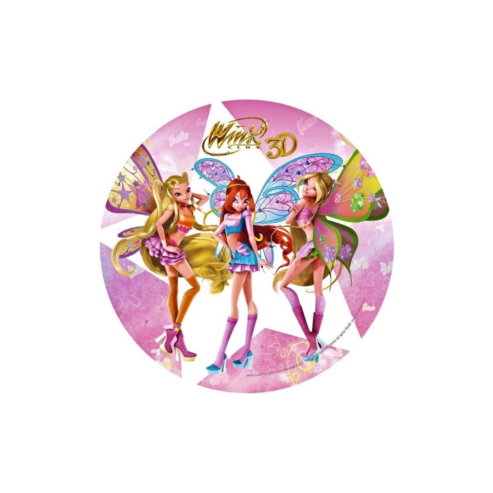 winx cialda per  torta di compleanno