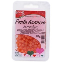 perle di zucchero arancio