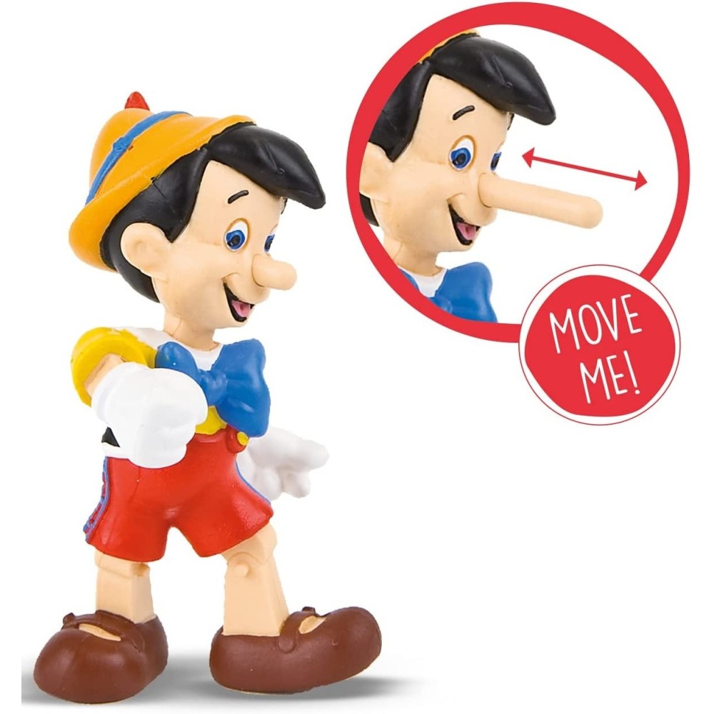 pinocchio statuina torta action figure