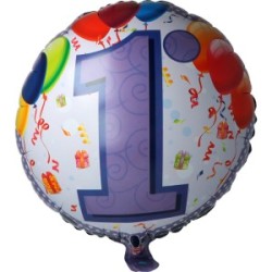 primo compleanno celeste palloncino mylar