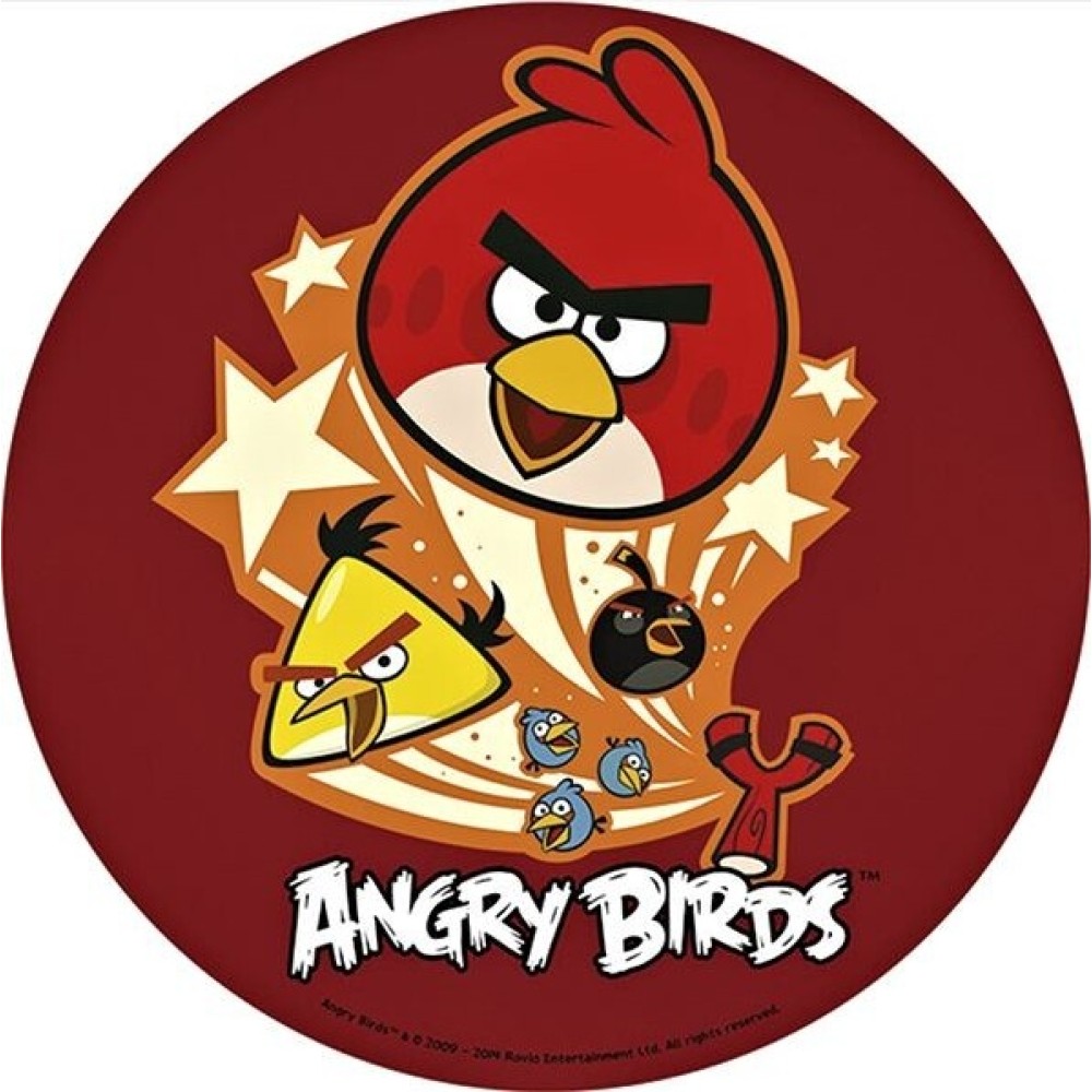 Cialda per torta Angry Birds Graziano
