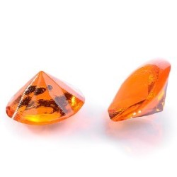 Diamantini in gelatina arancio