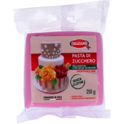 pasta di zucchero rosa 250g